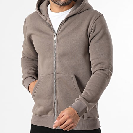 Classic Series - Sweat Zippé Capuche 508 Taupe