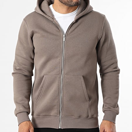 Classic Series - Sweat Zippé Capuche 508 Taupe