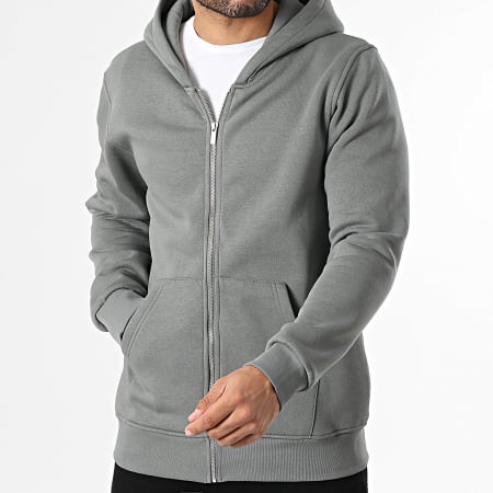 Classic Series - Sweat Zippé Capuche 508 Gris
