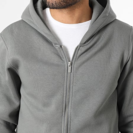 Classic Series - Sweat Zippé Capuche 508 Gris