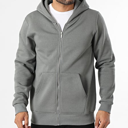 Classic Series - Sweat Zippé Capuche 508 Gris