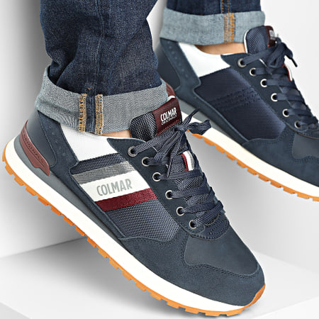 Colmar - Travis Main 141 Azul Marino Blanco Borgoña Zapatillas