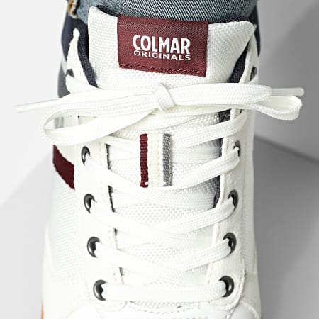 Colmar - Travis Main 141 Zapatillas Blanco Azul Marino Borgoña