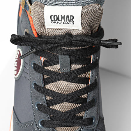 Colmar - Travis Authentic 046 Antracita Marrón Musgo Verde Zapatillas