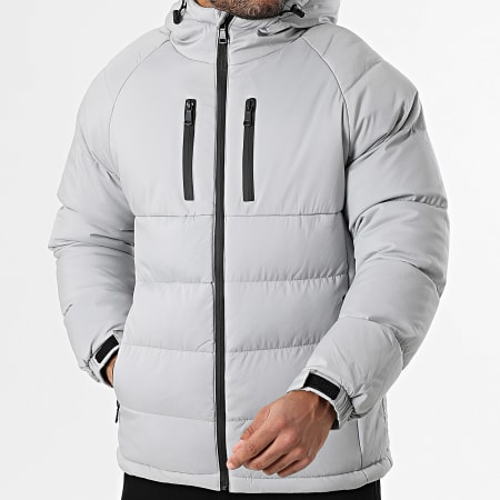 Classic Series - Plumífero con capucha Z55 Gris