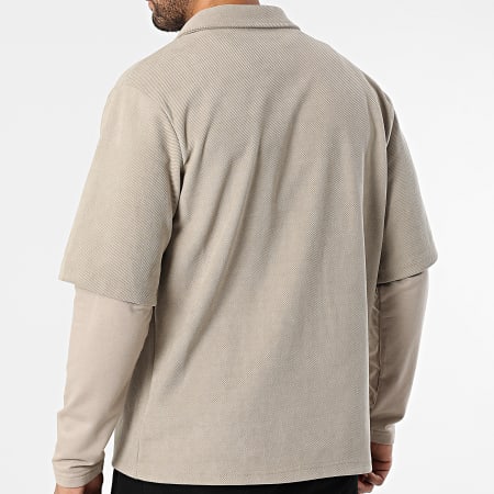 Uniplay - Camicia di jeans testurizzata 032 Beige