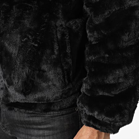 Uniplay - Chaqueta con cremallera de piel reversible 035 Negro