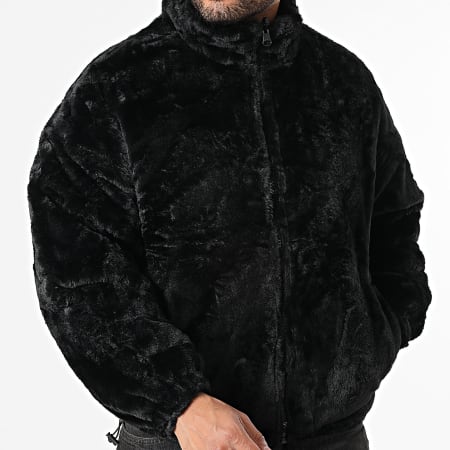Uniplay - Chaqueta con cremallera de piel reversible 035 Negro