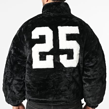 Uniplay - Chaqueta con cremallera de piel reversible 035 Negro