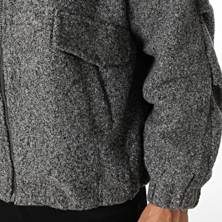 Uniplay - Chaqueta Zippée 912 Gris Antracita Jaspeado