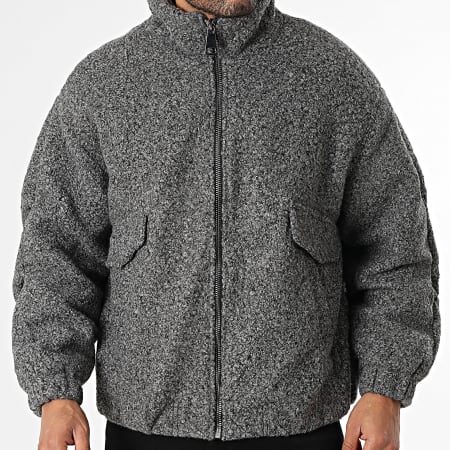 Uniplay - Chaqueta Zippée 912 Gris Antracita Jaspeado
