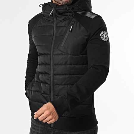 DoubleHood - Chaqueta Con Cremallera Con Capucha Bradley Negra