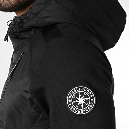 DoubleHood - Chaqueta Con Cremallera Con Capucha Bradley Negra