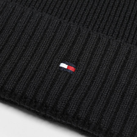 Tommy Hilfiger - Lot Bonnet Et Gants Flag 3806 Noir