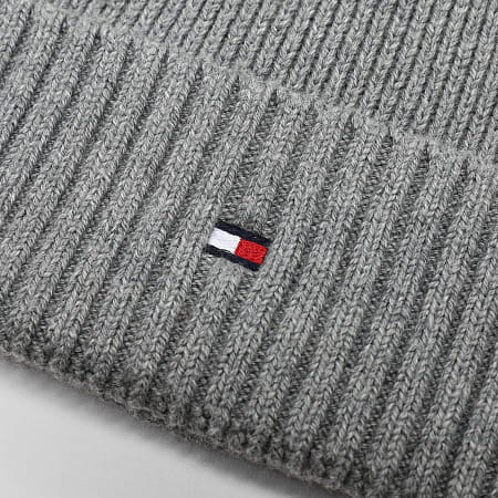 Tommy Hilfiger - Lot Echarpe Et Bonnet Flag 3807 Gris