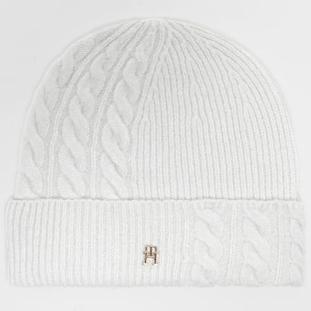 Tommy Hilfiger - Gorro Mujer Elevated Chic Fluffy 7784 Gris Claro