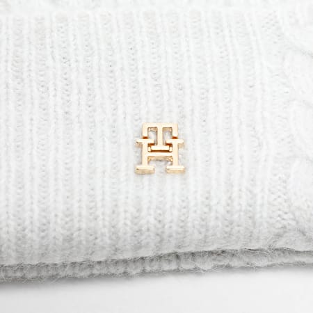 Tommy Hilfiger - Gorro Mujer Elevated Chic Fluffy 7784 Gris Claro