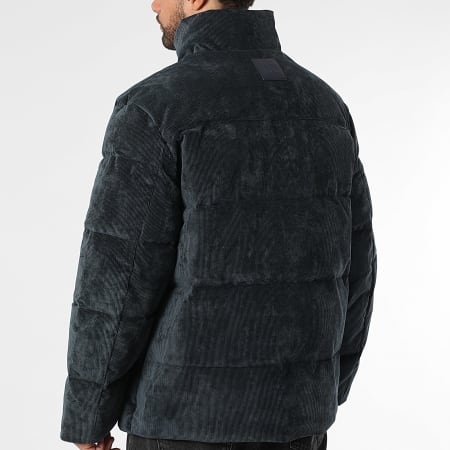Calvin Klein - Doudoune Velours Côtelé RD501G Bleu Marine