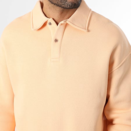 Classic Series - Sudadera con cuello abotonado 710 Salmón