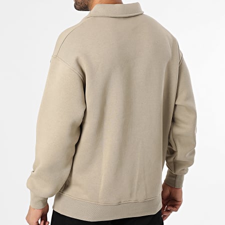 Classic Series - Sweat Col Boutonné 710 Taupe