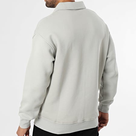 Classic Series - Sweat Col Boutonné 710 Gris