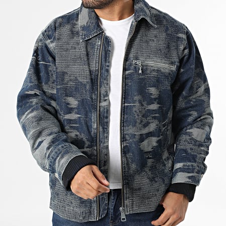 Hugo Blue - Veste Jean Zippée Wylie 50547178 Bleu Denim