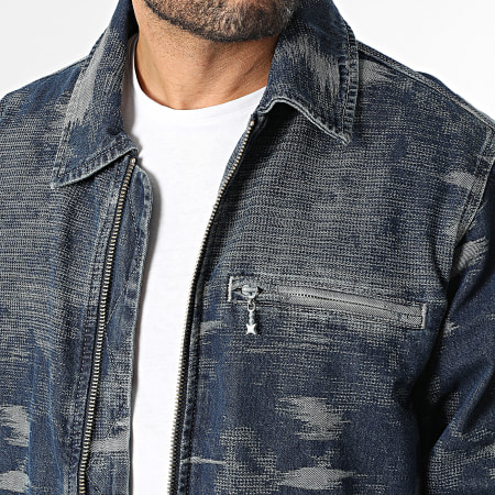 Hugo Blue - Veste Jean Zippée Wylie 50547178 Bleu Denim