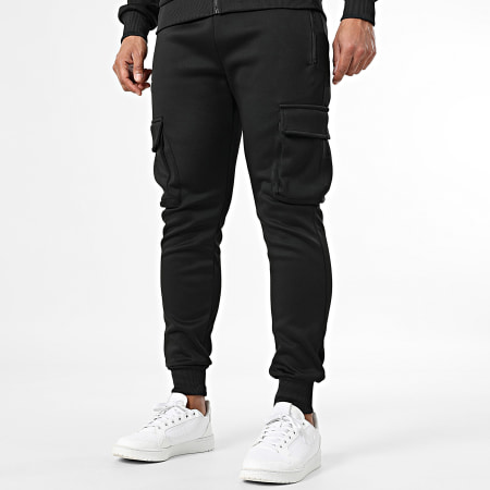 MTX - Ensemble Veste Capuche Zippée Et Pantalon Cargo 086 Noir