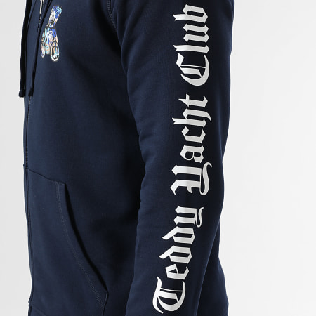 Teddy Yacht Club - Sudadera con cremallera Essentials Art Series Azul Marino