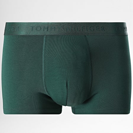 Tommy Hilfiger - Lot De 3 Boxers Trunk 2760 Bordeaux Vert Noir