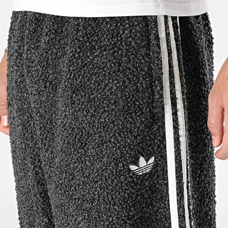 Adidas Originals - Pantalon Jogging Sherpa A Bandes Boucle KR5166 Noir Chiné