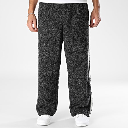 Adidas Originals - Pantalon Jogging Sherpa A Bandes Boucle KR5166 Noir Chiné