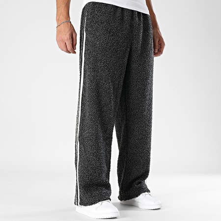 Adidas Originals - Pantalon Jogging Sherpa A Bandes Boucle KR5166 Noir Chiné