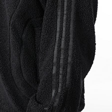 Adidas Sportswear - Veste Sherpa Zippée A Bandes Borg KR5189 Noir