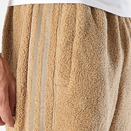 Adidas Sportswear - Pantalon Jogging Sherpa A Bandes Borg KR7611 Camel