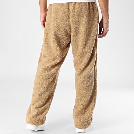 Adidas Sportswear - Pantalon Jogging Sherpa A Bandes Borg KR7611 Camel