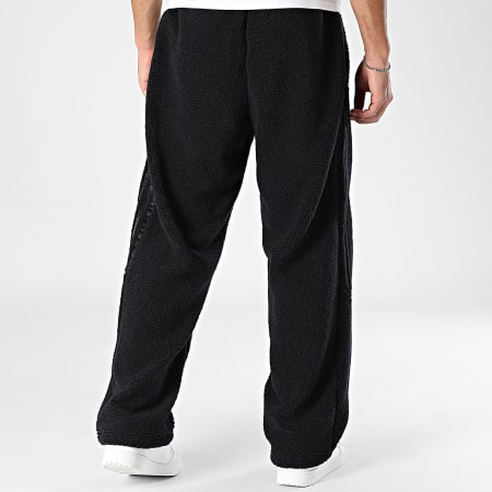 Adidas Sportswear - Pantalon Jogging Sherpa A Bandes Borg KR7612 Noir