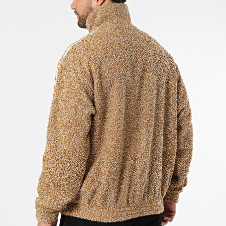 Adidas Originals - Zippered Sherpa Jacket With Stripes KS5274