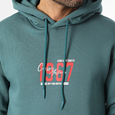 Classic Series - Sweat Capuche 164 Bleu Pétrole