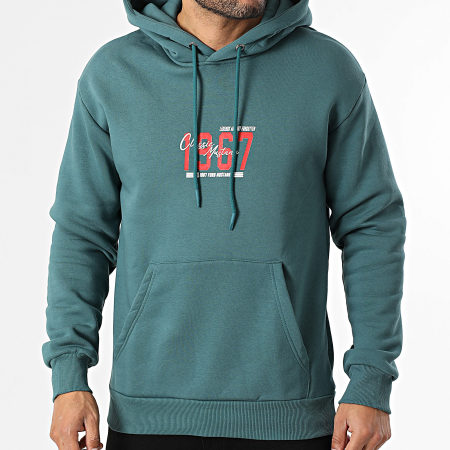 Classic Series - Sweat Capuche 164 Bleu Pétrole