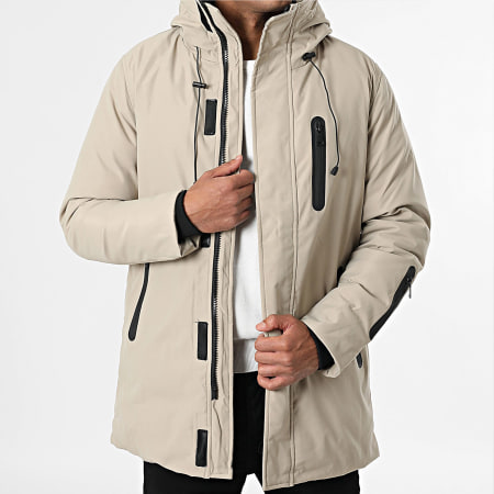 Frilivin - Parka con Capucha J11 Beige