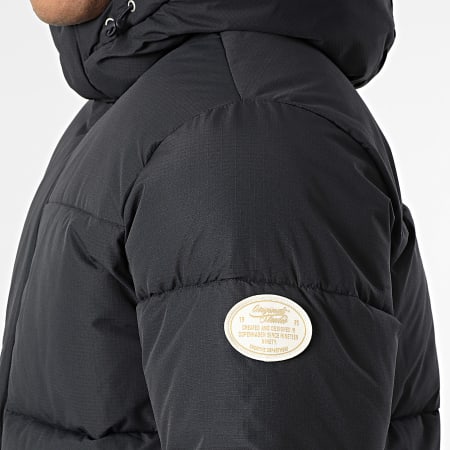 Jack And Jones - Doudoune Capuche Rinwood Bleu Marine