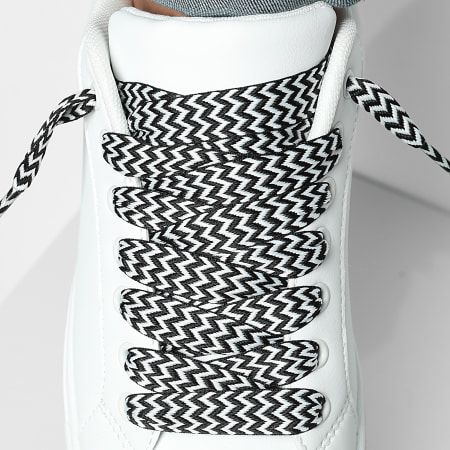 LBO - LBO-Baskets 0006 Blanc X Superlaced Gros Lacets Blanc Noir
