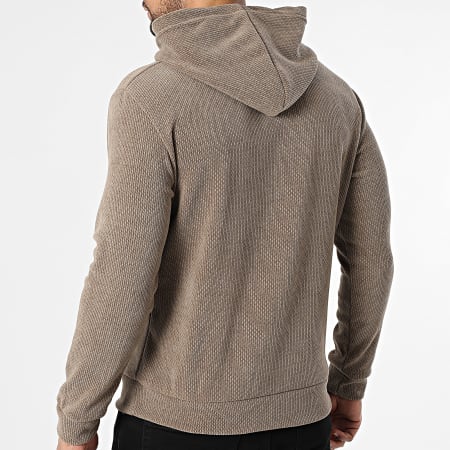 MTX - Sweat Capuche Texturé 172 Marron Clair
