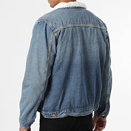 MTX - Veste Jean Col Mouton 172 Bleu Denim
