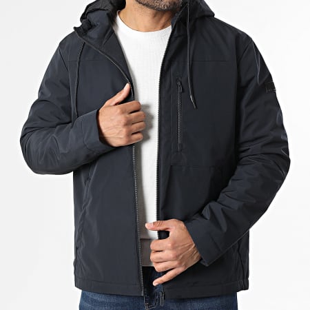 Teddy Smith - Chaqueta Capucha Zippée Olivan 12017872D Azul Marino