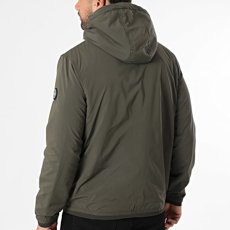 Teddy Smith - Chaqueta Capucha Zippée Hector 12017895D Verde Caqui