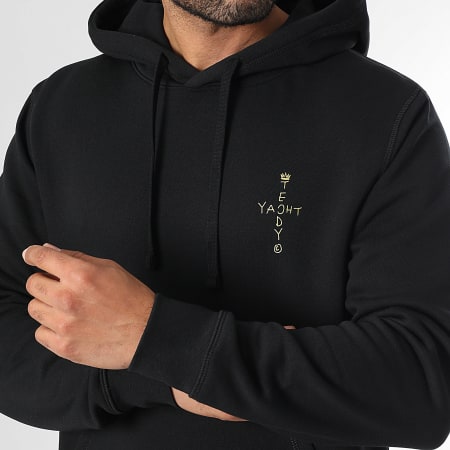 Teddy Yacht Club - Sweat Capuche Art Series Luxury Noir