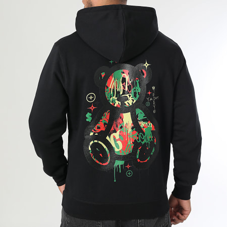 Teddy Yacht Club - Sweat Capuche Art Series Luxury Noir