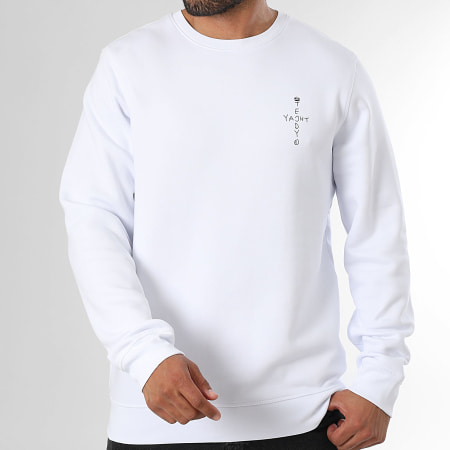 Teddy Yacht Club - Art Series Sudadera de lujo con cuello redondo Blanco